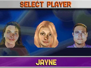 
											One of the female players
