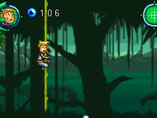 
											Climbing a vine