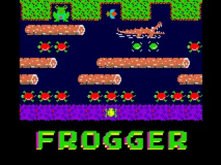 
											Frogger - title screen.