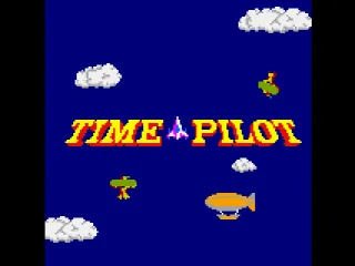 
											Time Pilot - title screen.