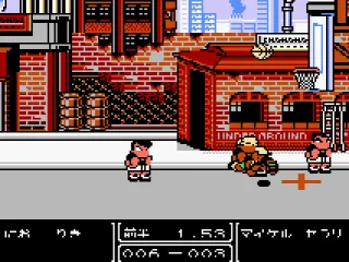 
											Nekketsu Street Basket: Ganbare Dunk Heroes (gameplay).
