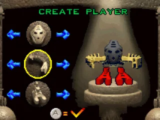 
											You can change the colours of your character, but not its design.