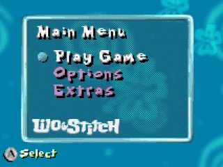 
											Menu screen.