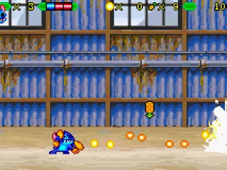 
											Shooting a pineapple shooter