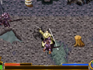 
											Fighting the enemy as Gandalf... using his normal Sword/Staff combo