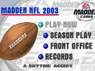 
											Main menu.