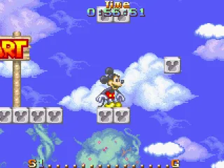 
											In Normal Battle, you need to get from start to finish as quickly as possible.  Falling will return you to start