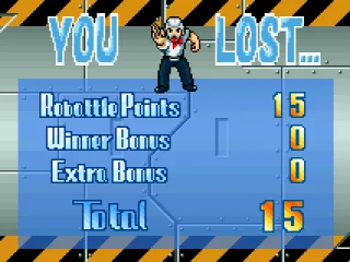 
											You lost... 15 points-only must be terrible.
