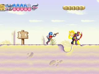 
											Shoot enemy with sword