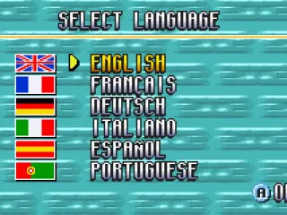 
											Language selection