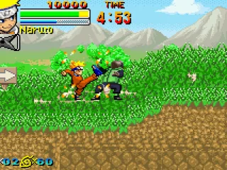 
											Naruto fighting a ninja