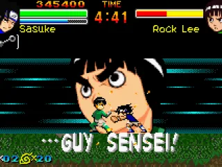 
											Rock Lee summoning Guy sensei to restore his health
