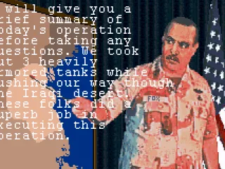 
											Level debrief screen