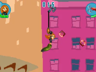 
											Using her swinging harpoon to reach high locations, Kim can now collect the two radar symbols ahead.