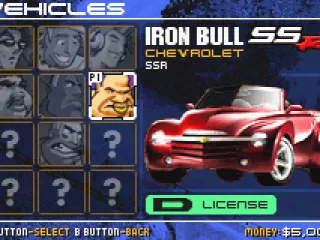 
											Driver selection.