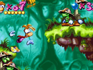
											Could Rayman able to lose the balance in a full-enemy place? This is a bad time to it...