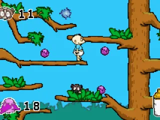 
											I needed the gooshy-balls to fight the monkeys that are blocking our way.