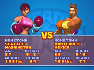 
											Match-up screen