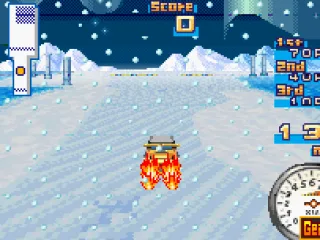 
											In this challenge, you must use speed tiles to increase your speed in order to get into the bullseye area before the snow stops you