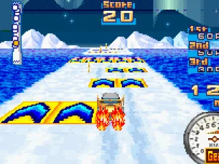 
											One of the races includes getting as many coins as possible