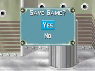 
											Saving the game.