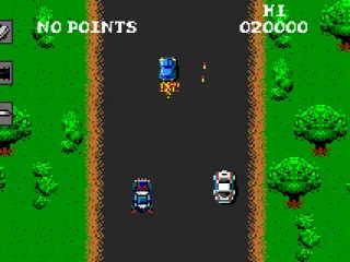 
											Spy Hunter - watch out for enemy cars.