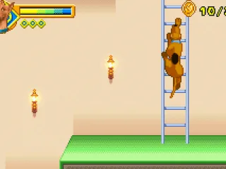 
											Scooby can climb ladders... quite impressive for a dog!  Of course, Scooby can talk, so climbing ladders isn't much.