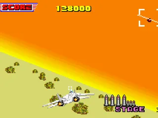 
											Afterburner: flying over the desert.