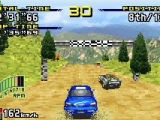 
											Impreza close to finish line