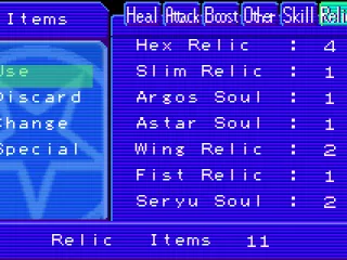 
											Along with other items, you can get relics and combine them to form new demons