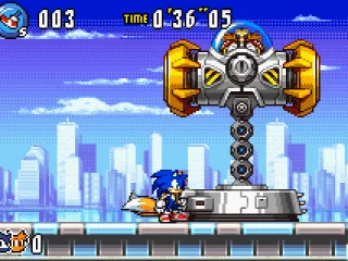
											The first boss robot
