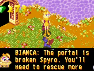 
											Bianca says that if you want to go through certain doors you have to save more fairies