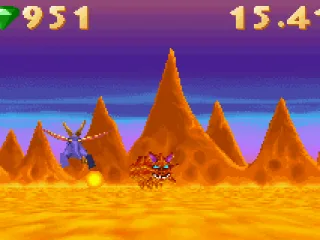 
											Fighting a boss with limited time in Stone Age Speedway