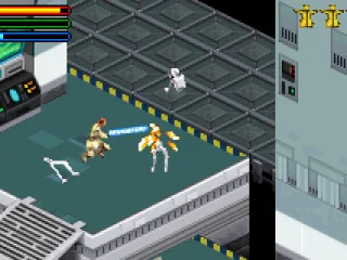 
											Those droids are no real enemies.