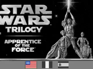 
											Title screen / Language selection.