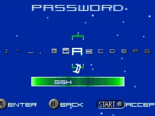 
											The password screen
