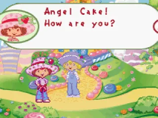 
											Speaking with Angel Cake.