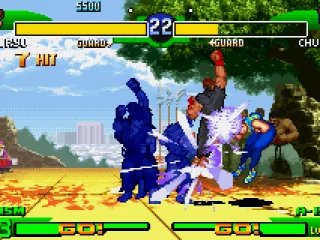 
											Ryu smashes the opponents with your Akuma fighting style...
