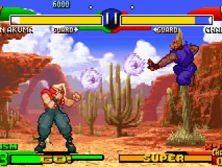 
											Shin Akuma can throw 2 simultaneous fireballs. Take advantage of this!