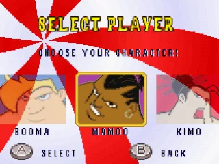 
											Character selection.