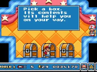 
											Toad's House to Get a Power-up