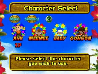 
											Character Select Screen.
