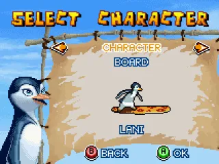 
											Character select
