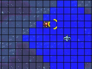 
											The very first battle in space