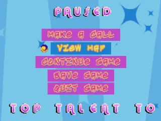 
											Pause menu