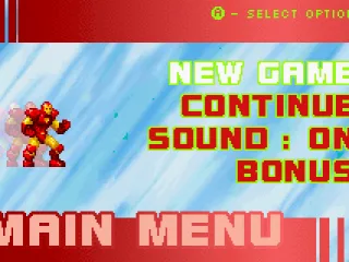 
											Menu screen