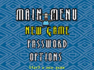 
											Main menu.