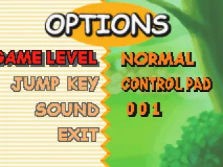
											Options Screen