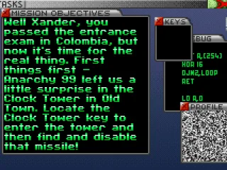 
											The first mission briefing