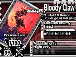 
											Bloody Claw